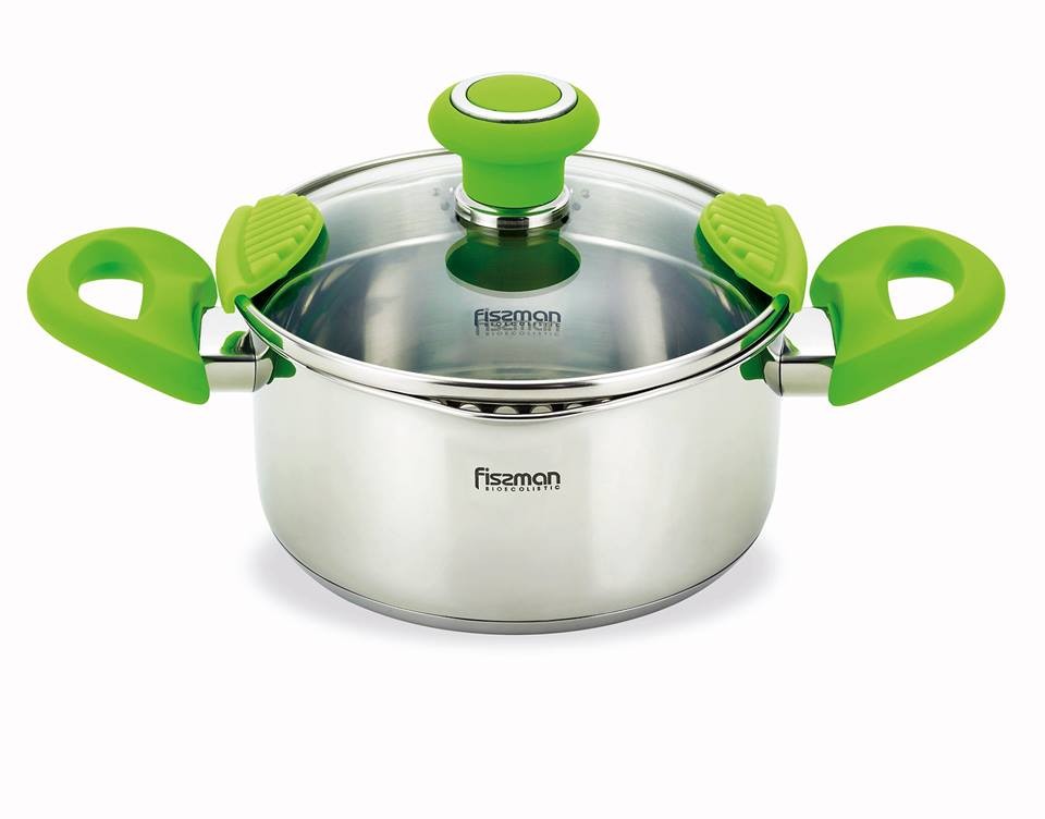Кастрюля «Verde» со стеклянной крышкой (1,6 л) | Verde | Fissman
