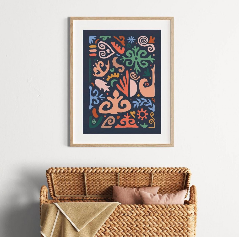 Картина на холсте интерьерная «Jarqyn bolashaq-2» | BALAMOUR