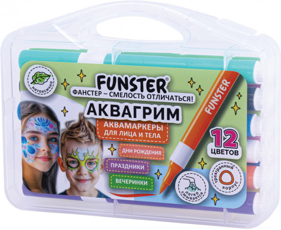 Аквамаркеры для лица и тела «Аквагрим»
