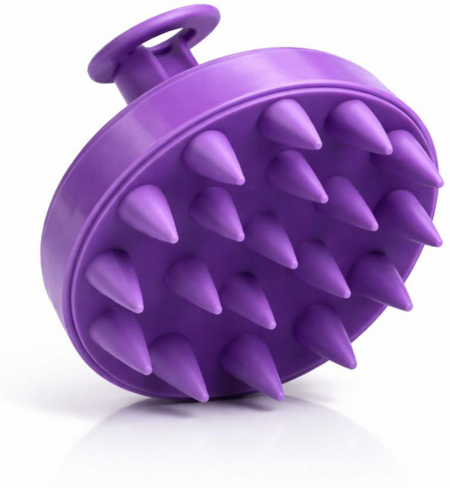 Силиконовая массажная щётка для кожи головы и тела, антицеллюлитная, для мытья и массажа