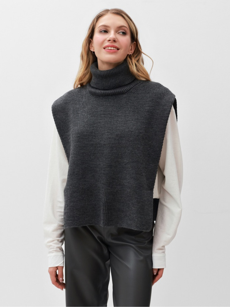 Джемпер-пончо женский | MINAKU