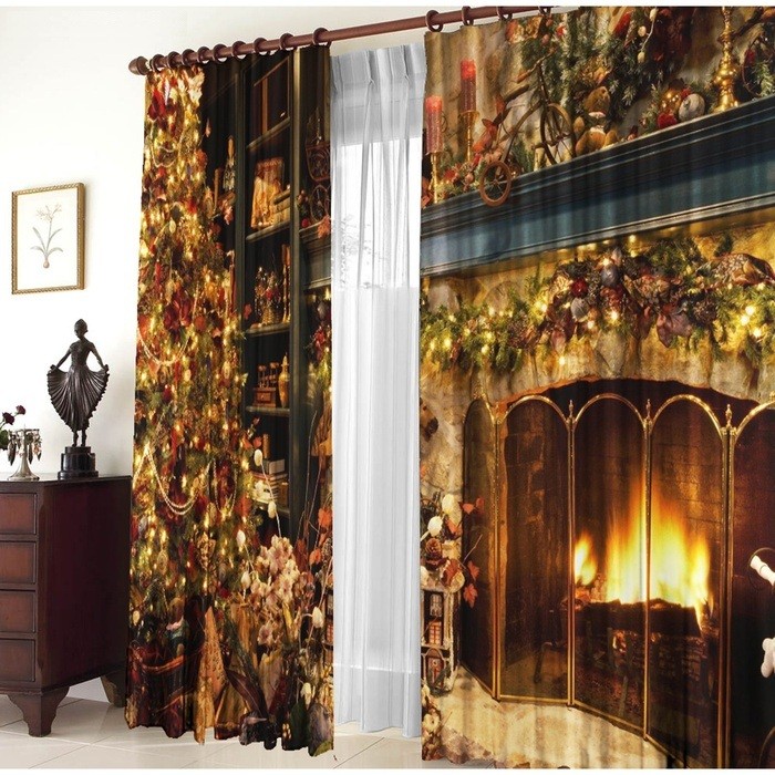 Комплект штор «Камин» | ТамиТекс