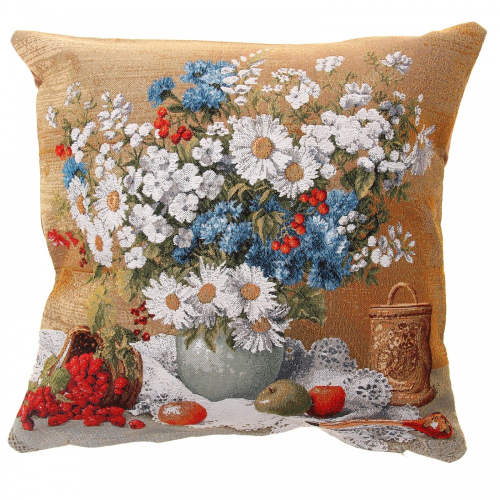 Наволочка декоративная «Подарок бабушке» (45х45 см, полиэстер)