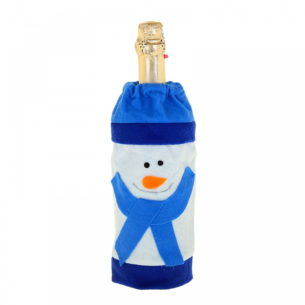 Одежда на бутылку «Снеговик» | Страна Карнавалия