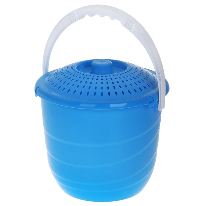Ведро с крышкой «Practic lux» (10 л), цвет голубая лагуна | Practic Lux | Berossi