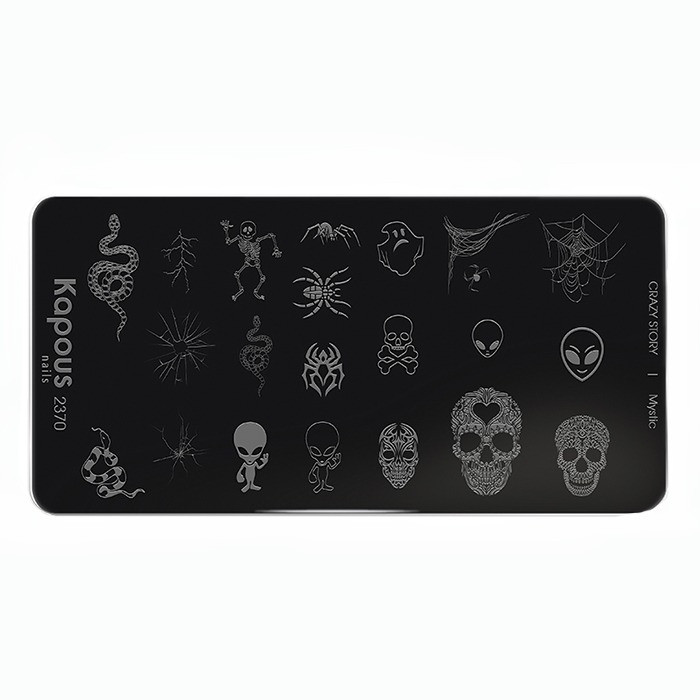 Пластина для стемпинга «Mystic» | Crazy story | Kapous Professional