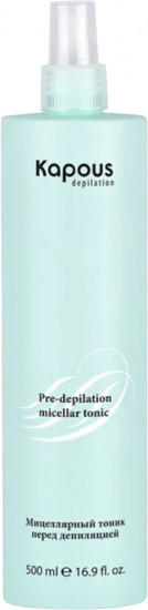 Тоник мицеллярный перед депиляцией