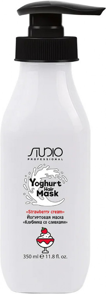 Маска для волос йогуртовая «Клубника со сливками» | Youghurt | Kapous Professional