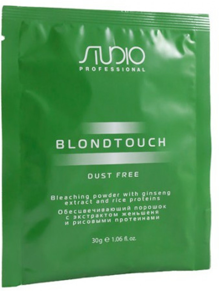 Порошок для волос обесцвечивающий с экстрактом женьшеня и рисовыми протеинами | Dust Free | Kapous Professional