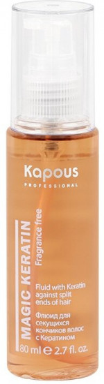 Флюид для секущихся кончиков волос с кератином