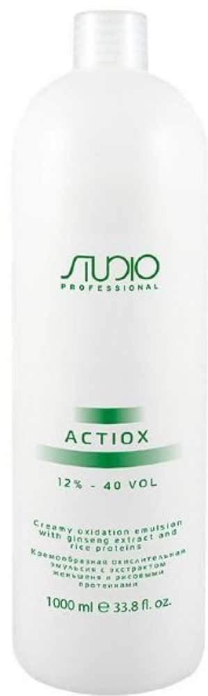 Эмульсия окислительная кремообразная с экстрактом женьшеня и рисовыми протеинами «ActiOx» 12% | Studio Professional | Kapous Professional