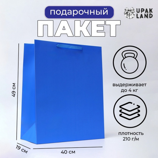 Пакет подарочный «Синий»