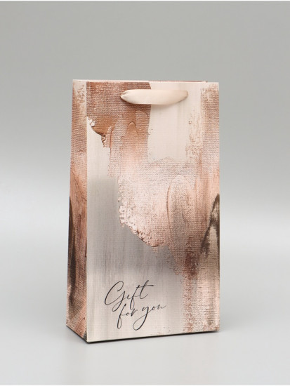 Пакет подарочный под две бутылки