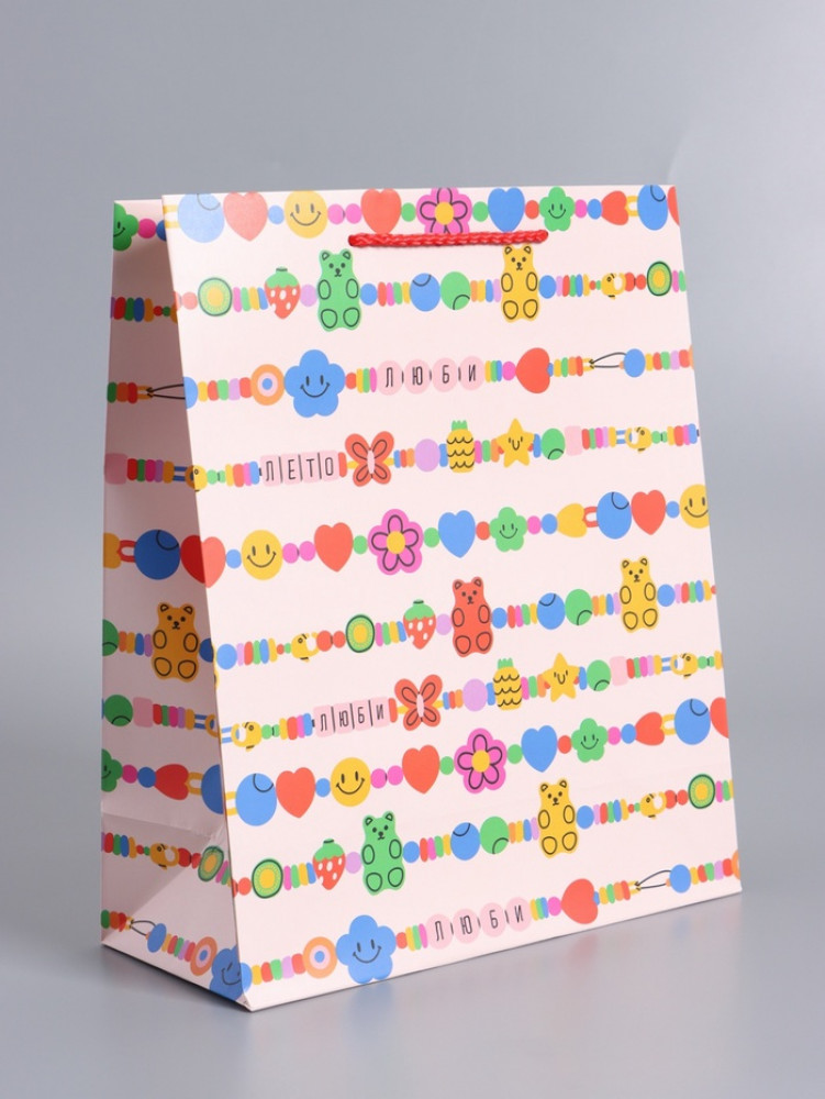 Пакет подарочный «Бусы»