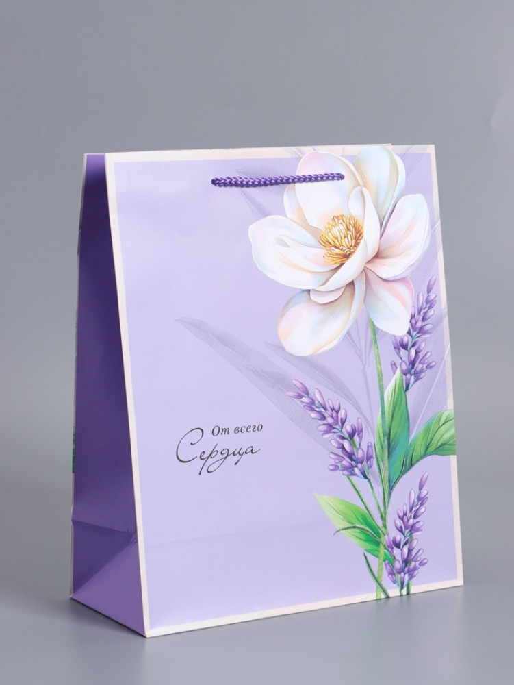 Пакет подарочный «От всего сердца»