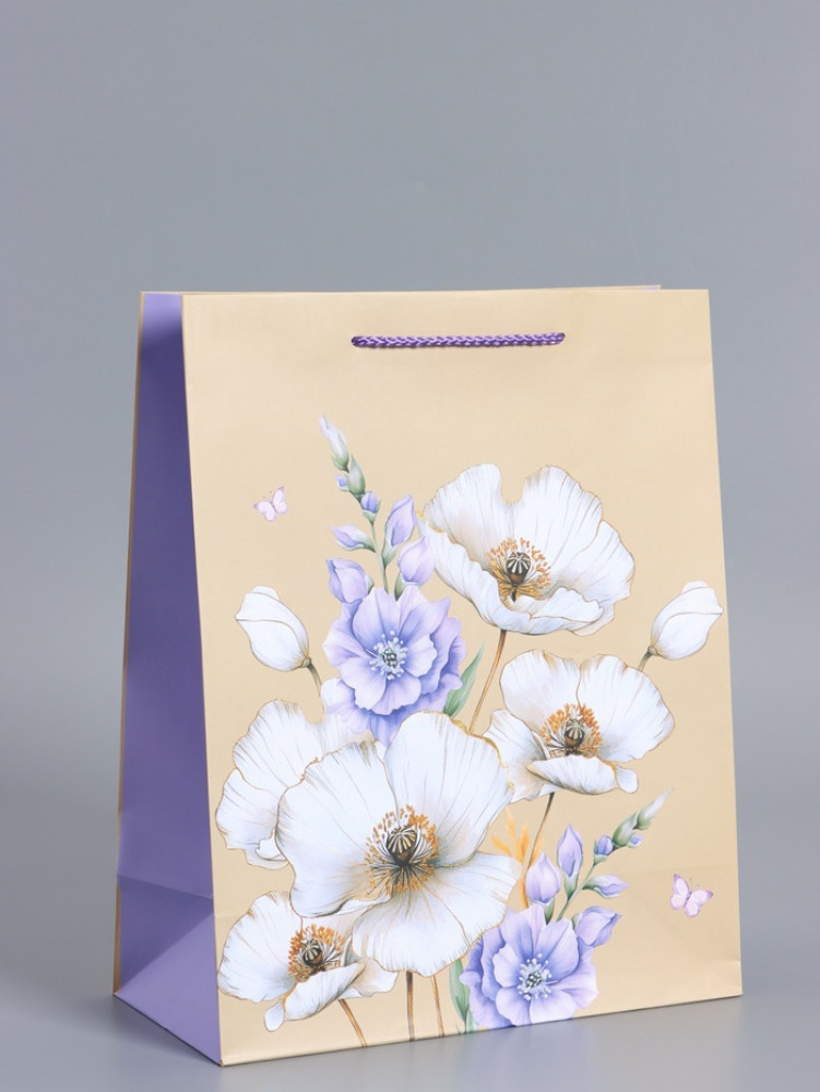 Пакет подарочный «Цветочное настроение»