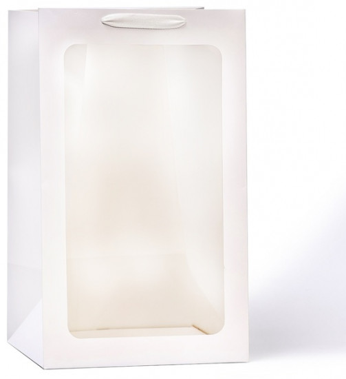 Пакет подарочный с окном