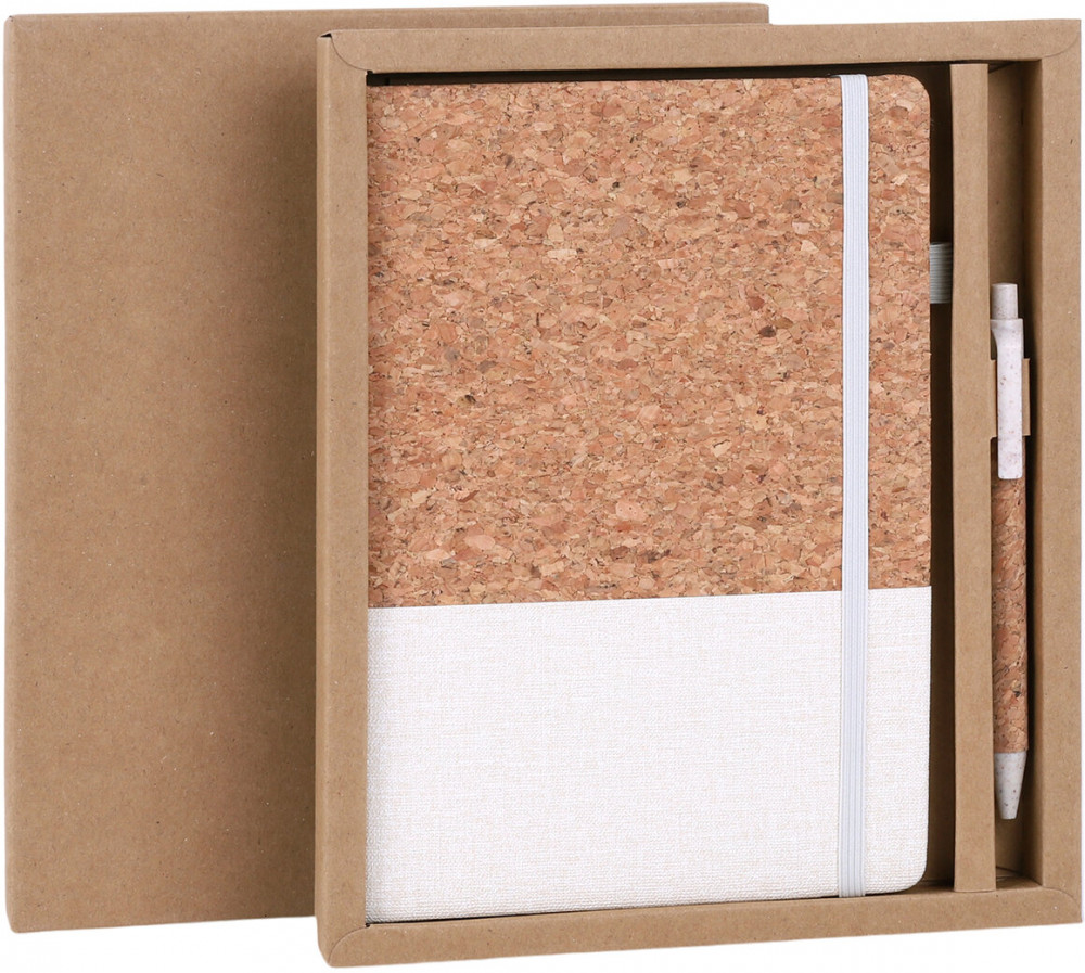 Блокнот в наборе с ручкой | Brauberg
