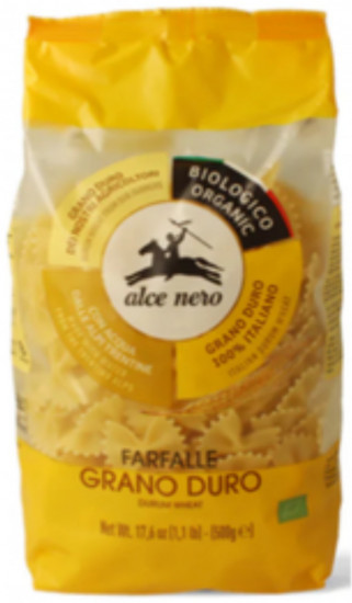 Фарфалле Спагетти органические итальянские макароны из твердых сортов пшеницы