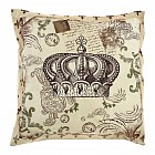 Наволочка декоративная «Королевская» (40х40 см, велюр, полиэстр)