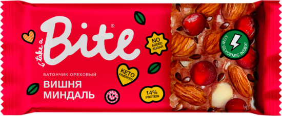 Батончик ореховый «Козинаки Вишня-миндаль»