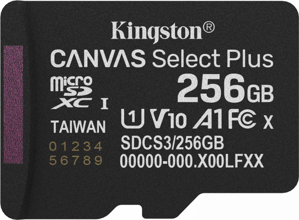 Карта памяти Canvas Select Plus A1 U1 V10 | Kingston Technology