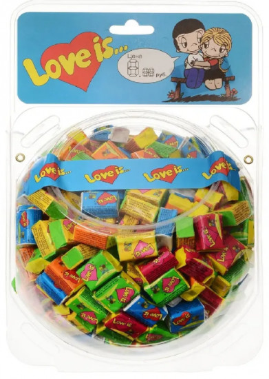 Набор жевательных резинок «Love is»