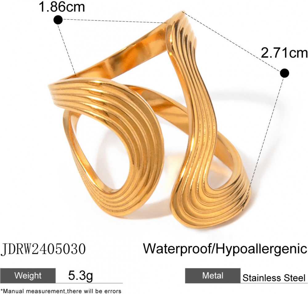 Кольцо женское открытое