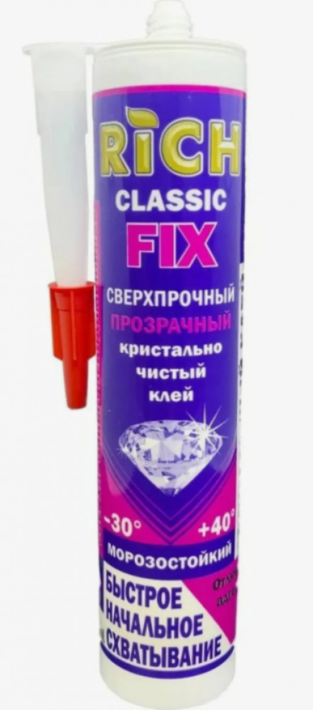 Клей универсальный «Fix», прозрачный | Rich