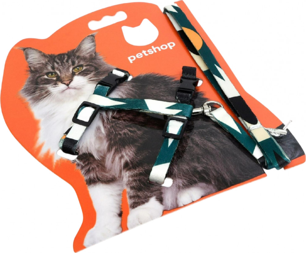 Шлейка для кошек с поводком | Petshop