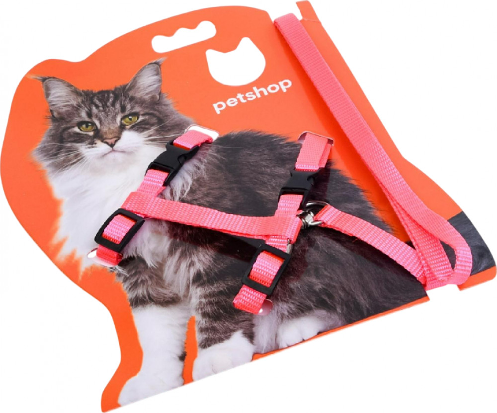 Шлейка для кошек с поводком | Petshop