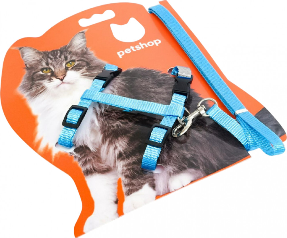 Шлейка для кошек с поводком | Petshop