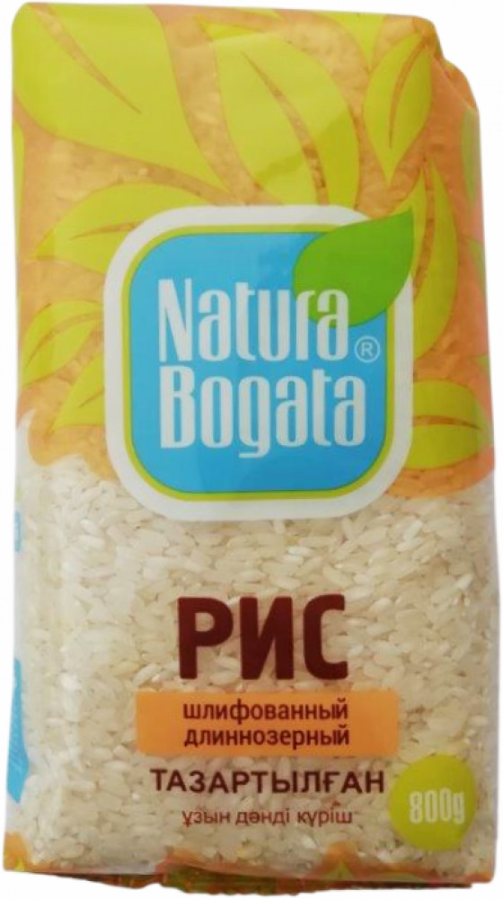 Рис длиннозерный шлифованный | Natura Bogata