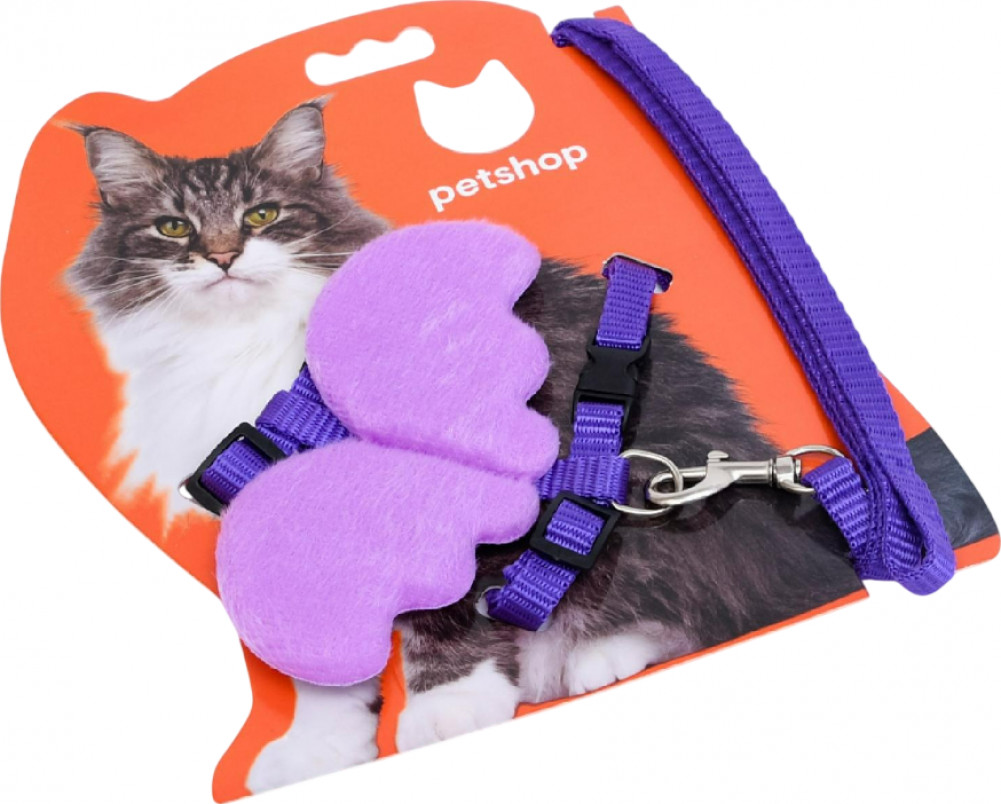 Шлейка для кошек с поводком | Petshop