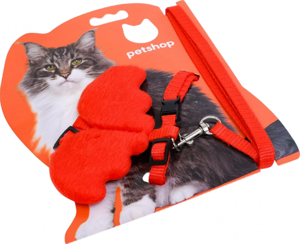 Шлейка для кошек с поводком | Petshop