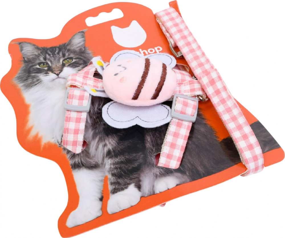 Шлейка для кошек с поводком | Petshop