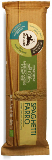 Спагетти органические итальянские макароны из полбы