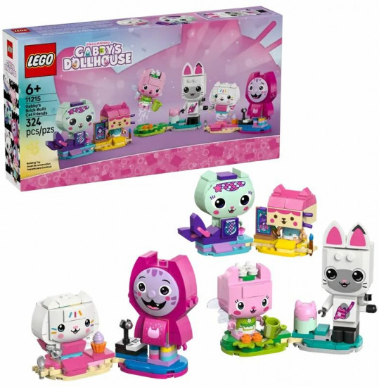 Конструктор LEGO<sup class="reg">®</sup> 11215 Друзья Габби: кошечки из кубиков