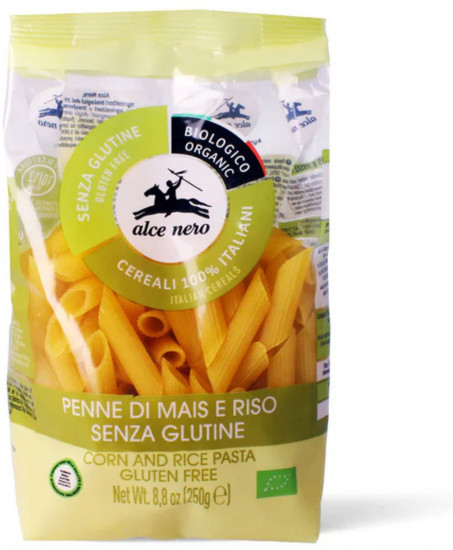 Пенне Ригате органические итальянские безглютеновые макароны из кукурузы и риса