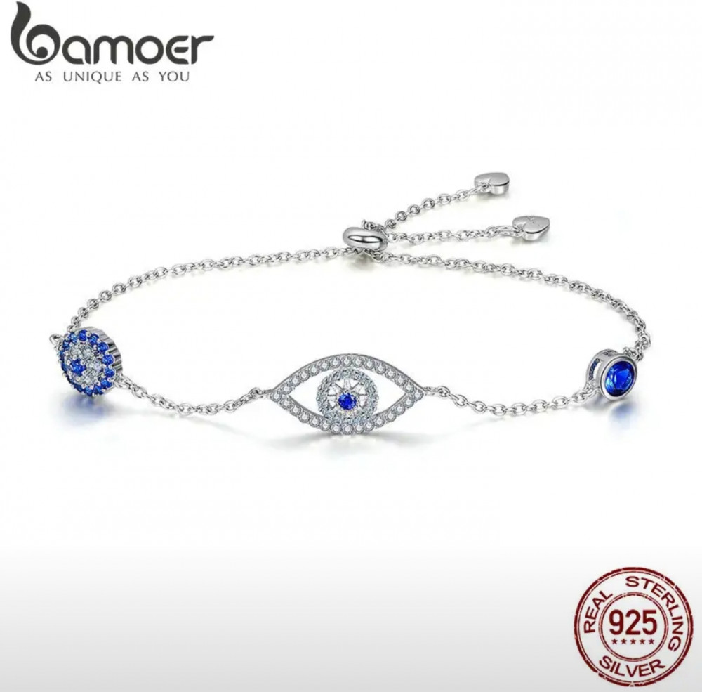 Браслет теннисный глаз павлина | Bamoer