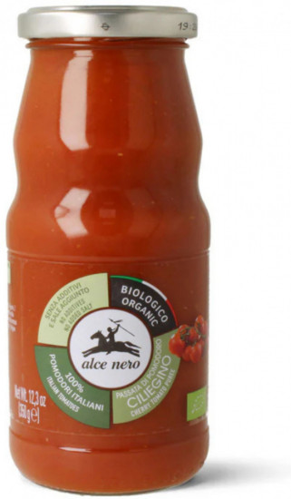 Органическое итальянское пюре из томатов черри (соус)