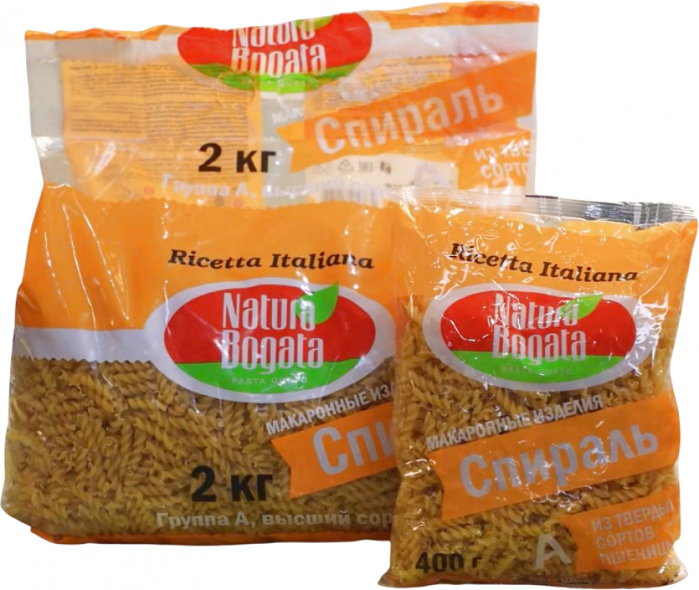 Макароны «Спираль» | Natura Bogata