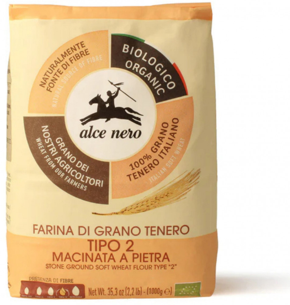 Органическая итальянская мука «2» | Alce Nero
