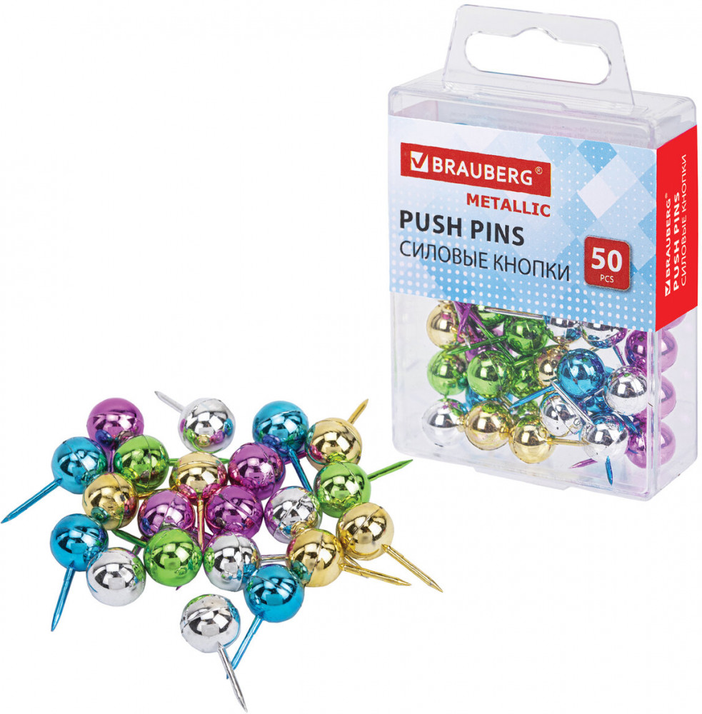 Силовые кнопки-гвоздики | Brauberg