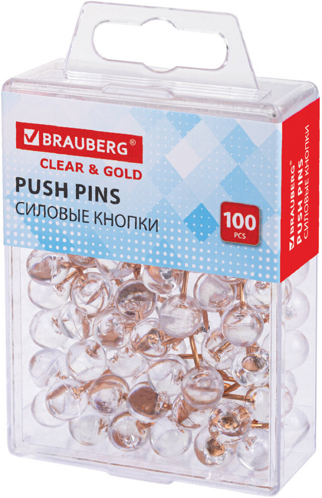 Силовые кнопки-гвоздики | Brauberg