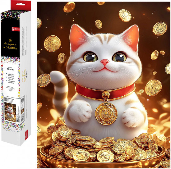 Алмазная мозаика «Манеки Неко»