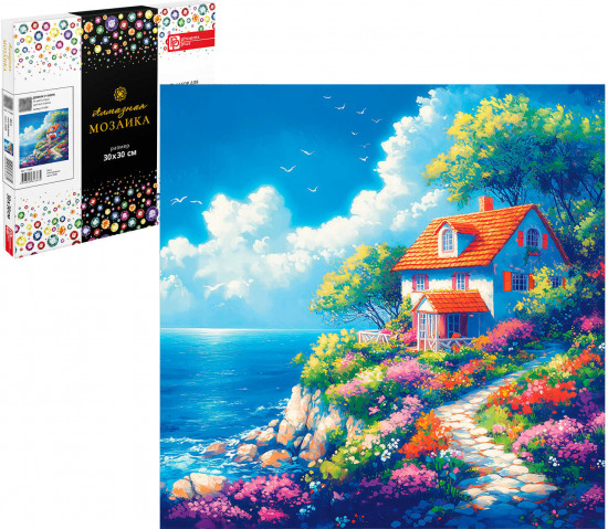 Алмазная мозаика «Домик у моря»
