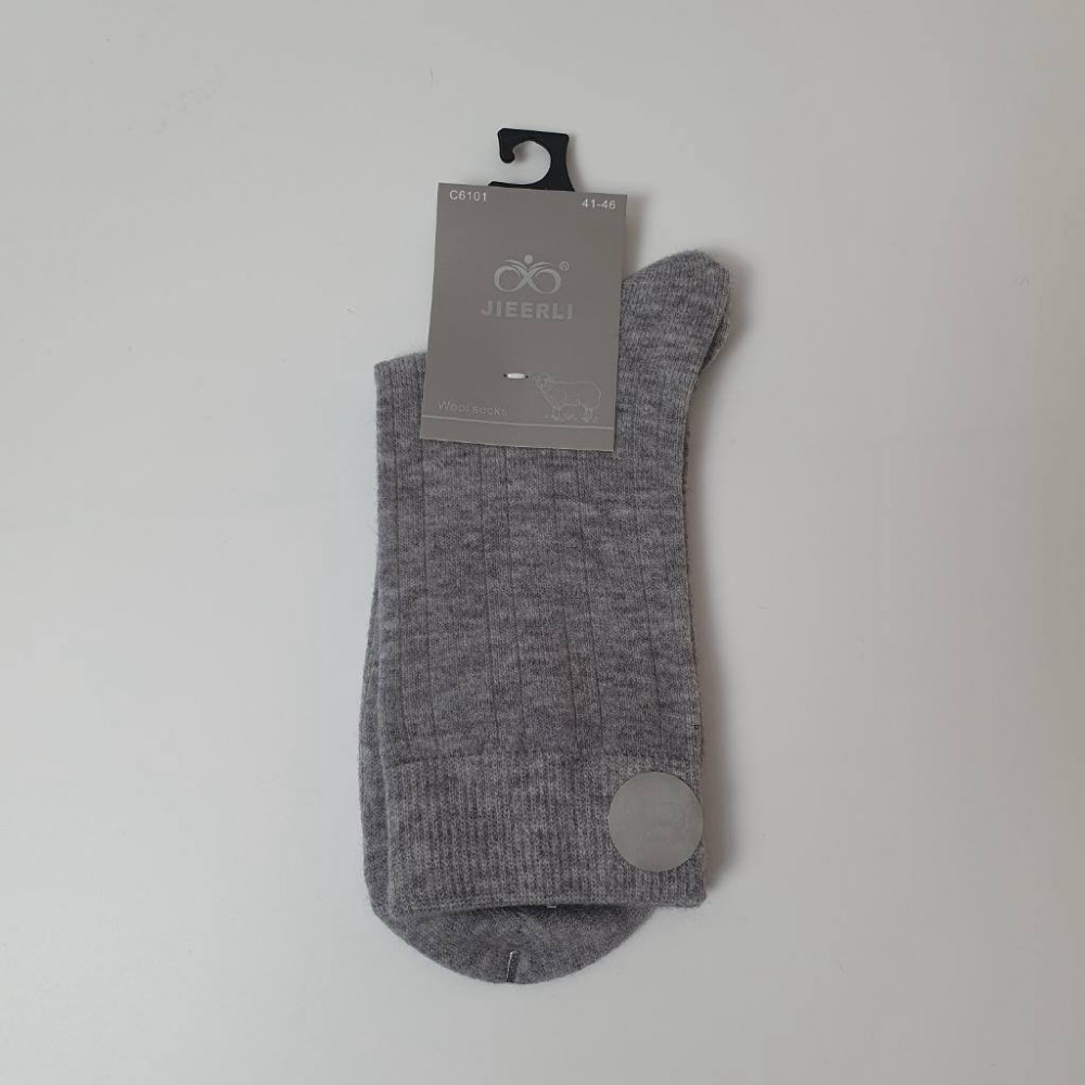 Носки мужские однотонные с высоким голеностопом | Jieerli