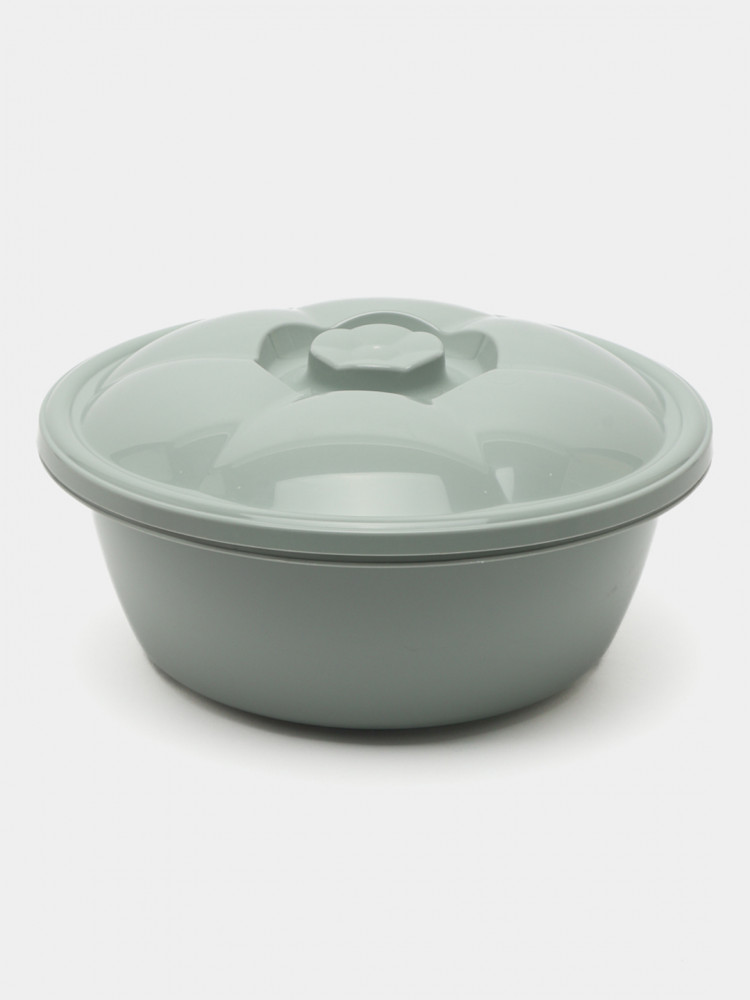 Чашка круглая с крышкой | Stars Plast