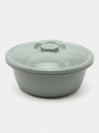 Чашка круглая с крышкой